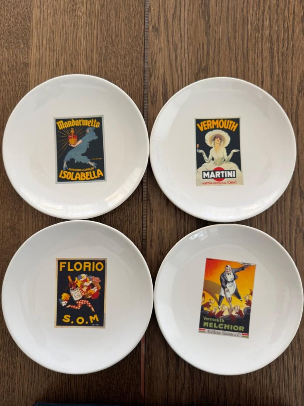Pottery Barn Vintage Cocktail Plates – Set of 4